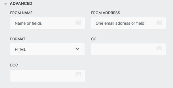 image of advanced email settings