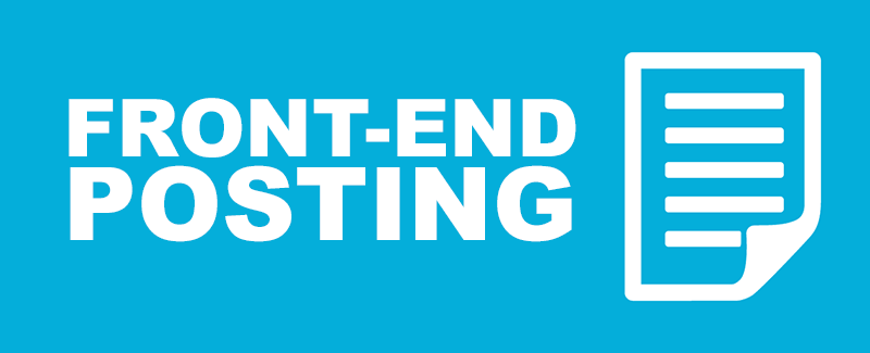 Front-end Posting