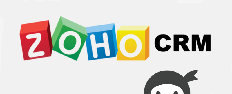 zoho crm and ninja forms logo